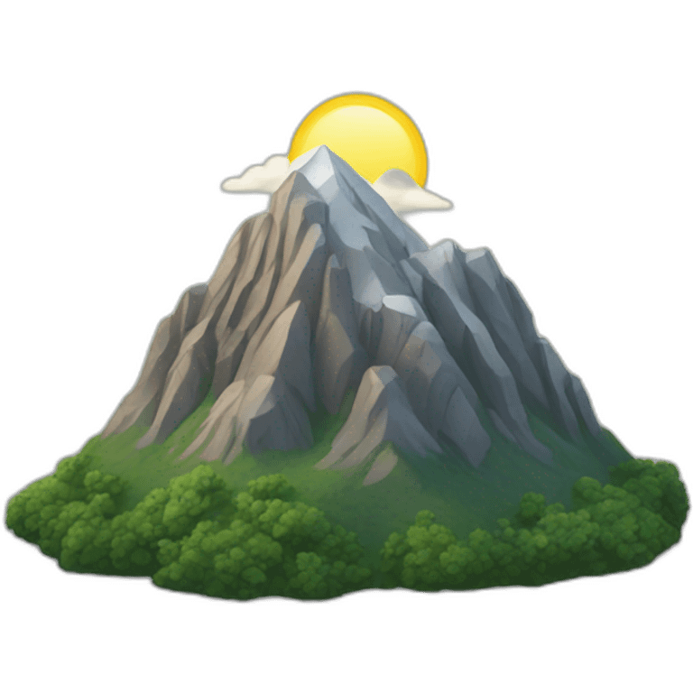 mountain peak emoji