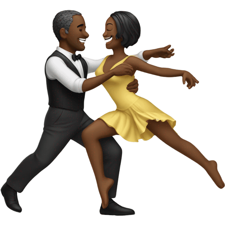 Dancing lovers emoji