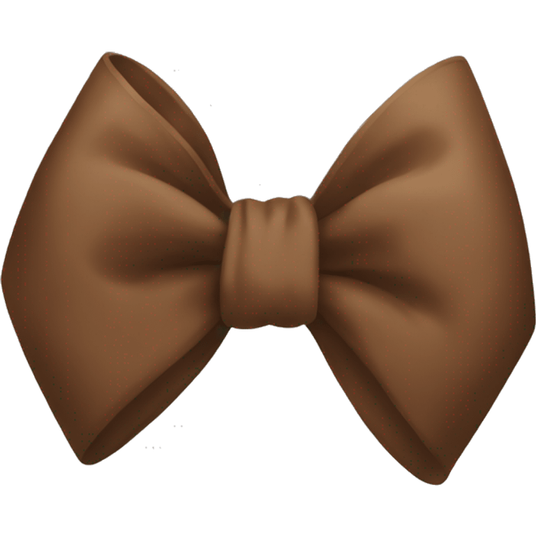 Brown bow emoji