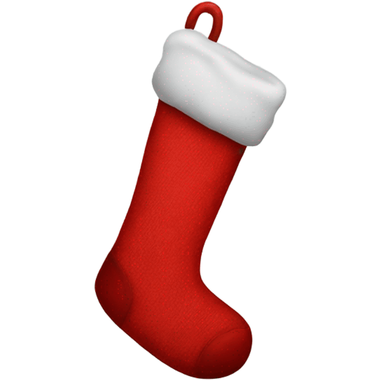 red christmas sock emoji