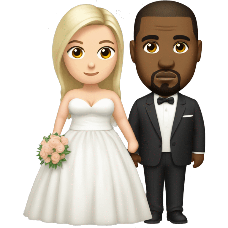 Kanye west marrying fat girl emoji