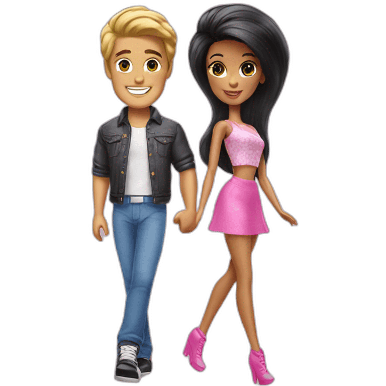 Ken and Barbie emoji