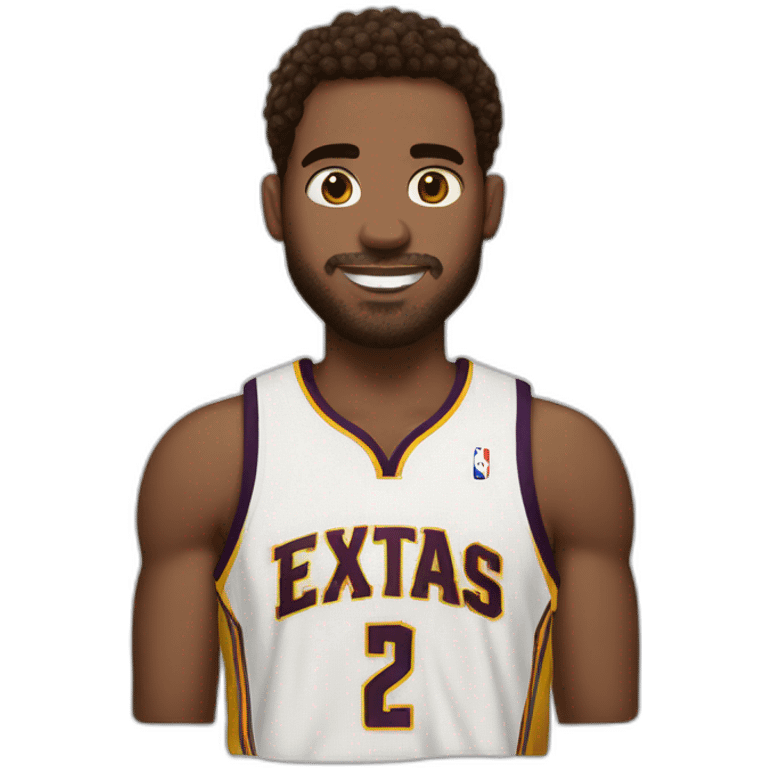 NBA white dude brown hair with 21 on his jersey emoji