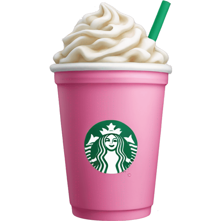 pink starbucks drink  emoji