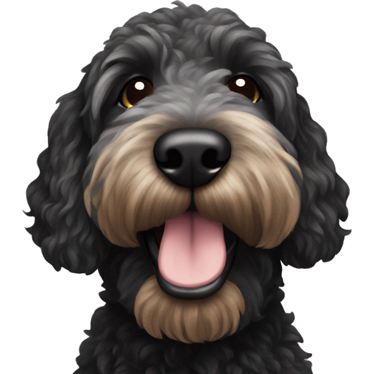 black golden doodle  emoji