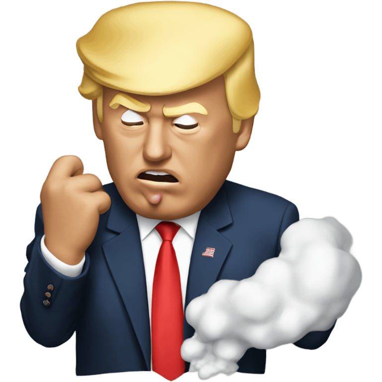 Donald Trump farting  emoji