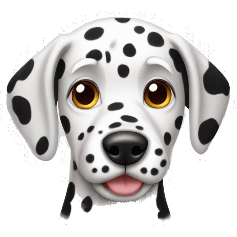 A dalmatian  emoji