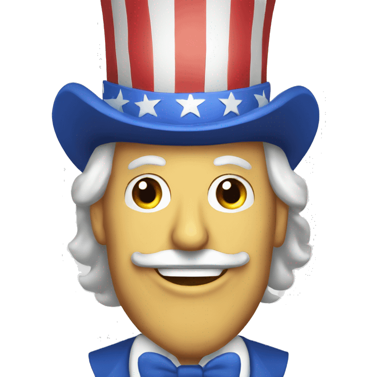 Uncle Sam with gas emoji