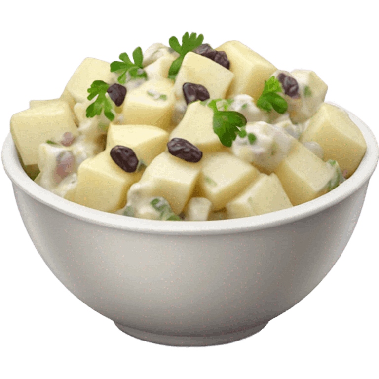 Potato salad with raisins  emoji