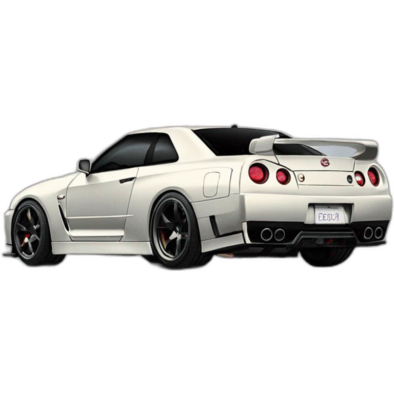 Voiture nissan gtr r34 emoji