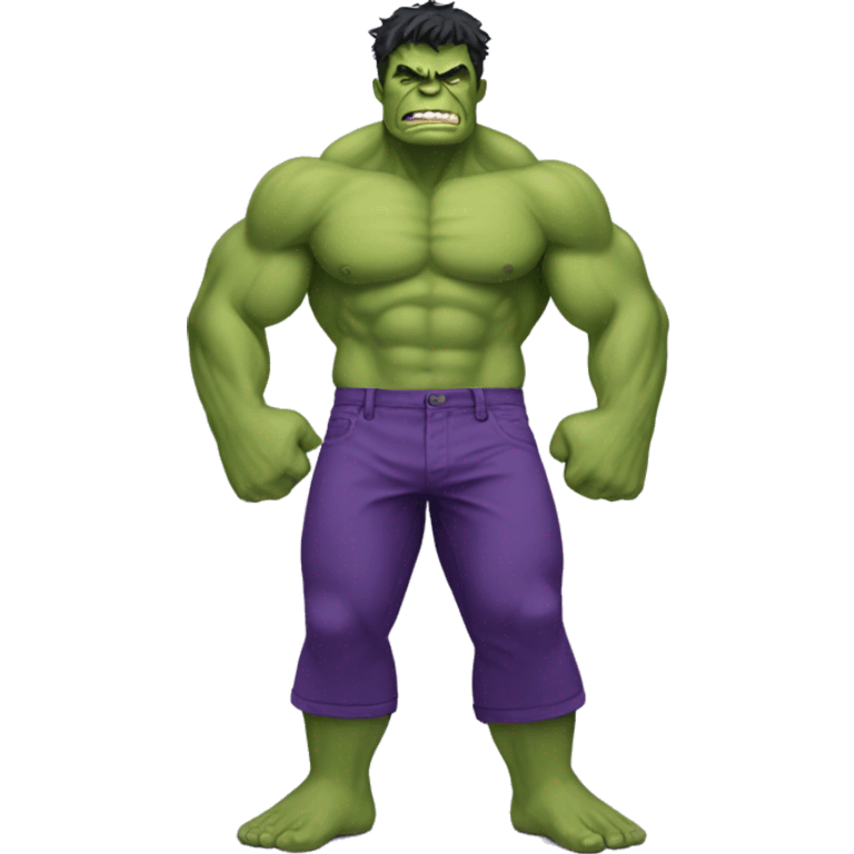 HULK PURPLE PANTS emoji