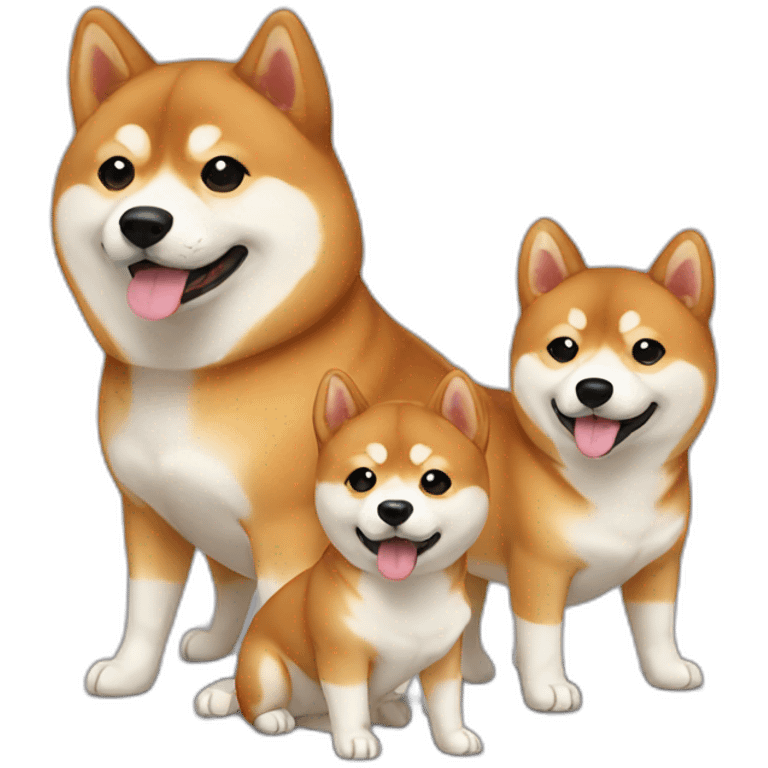 shiba-family emoji