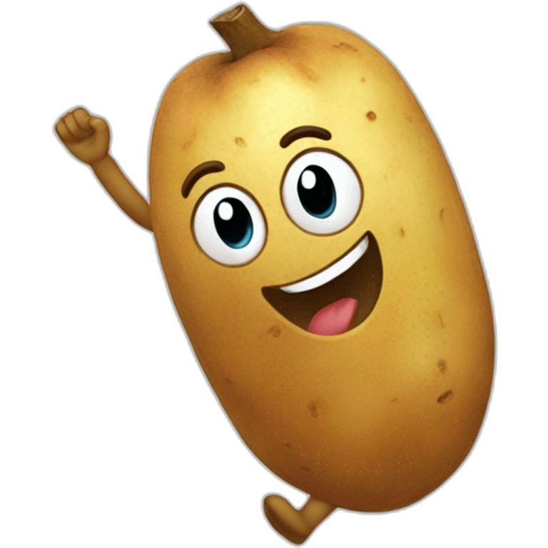 Dancing-potato emoji