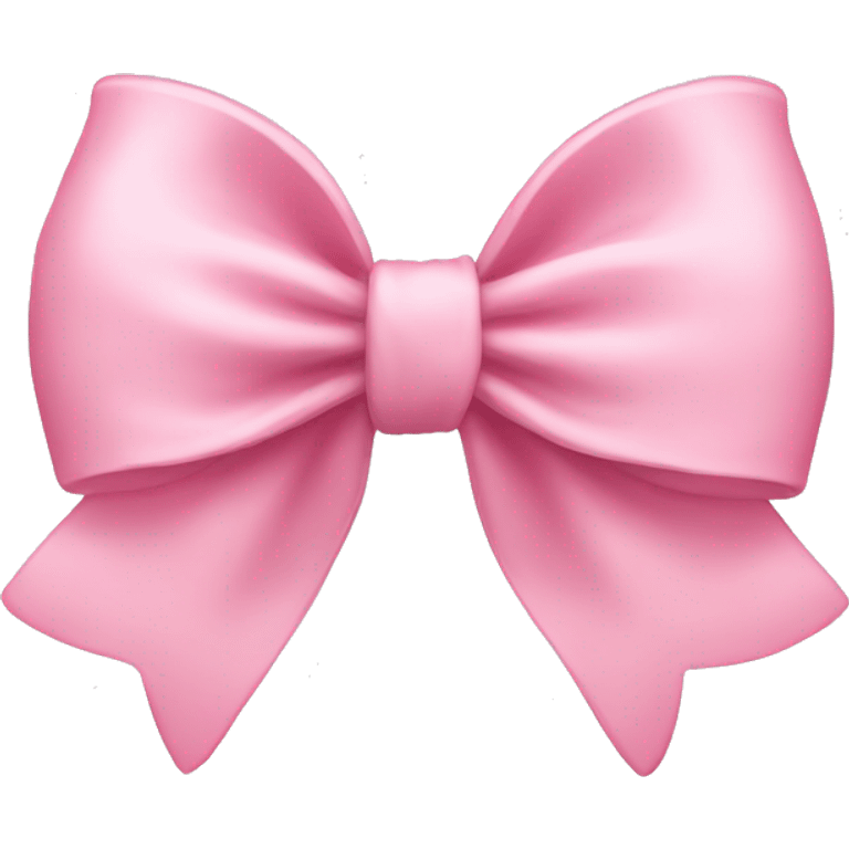 light pink bow emoji