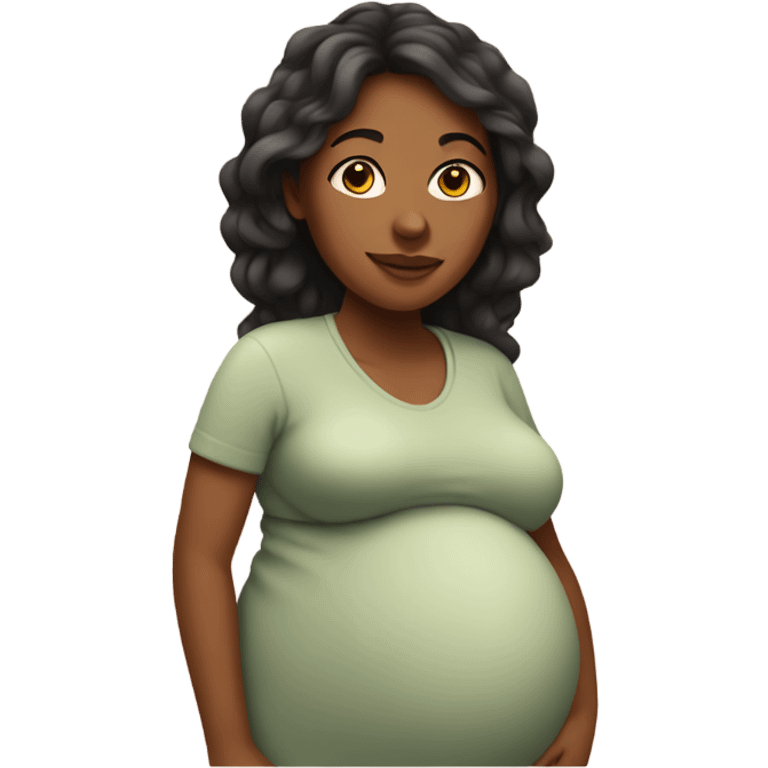 Pregnant woman emoji