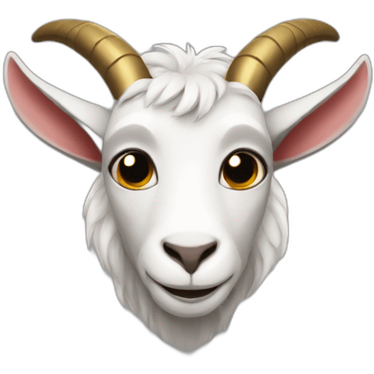 A superhero goat emoji