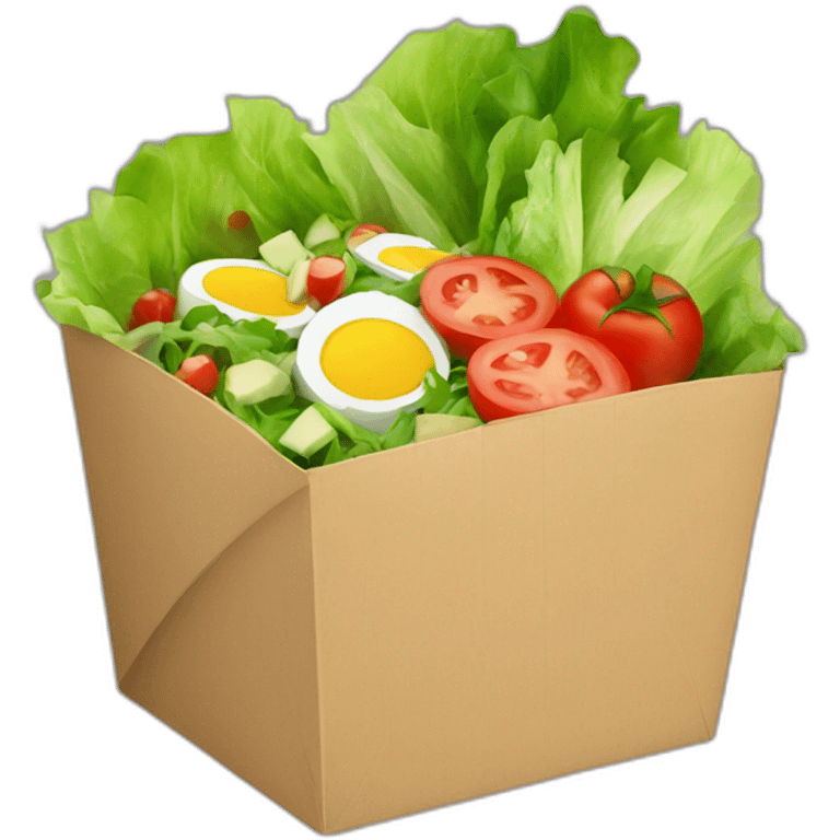 healthy togo black box with salad emoji