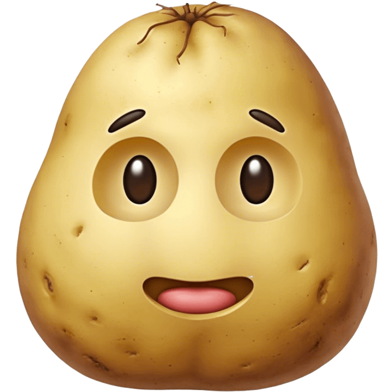 Potato without face emoji