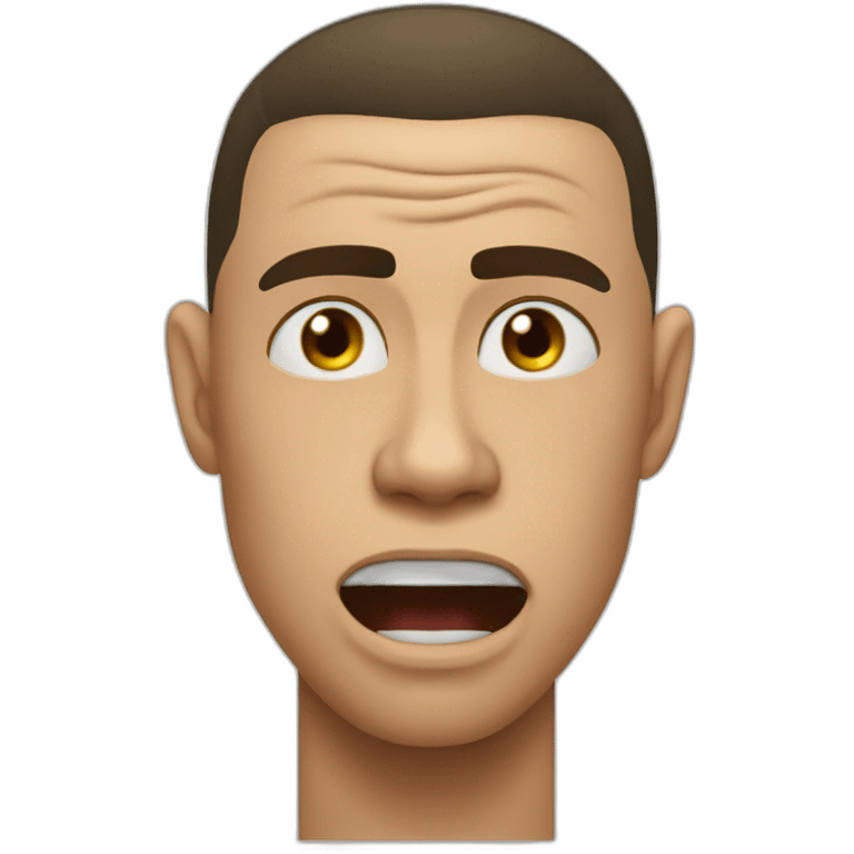 Ronaldo crying siuuuuuu emoji