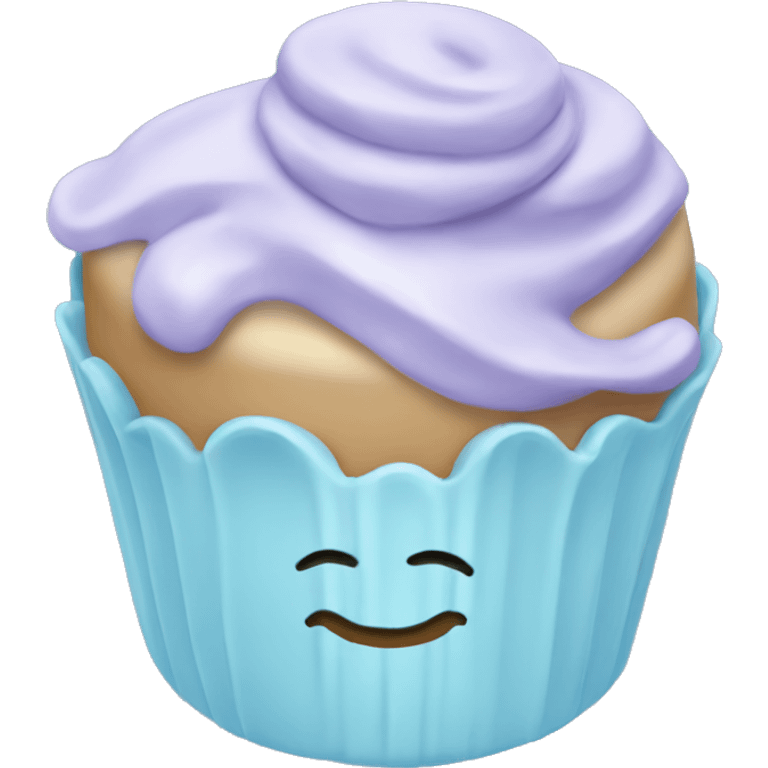 pastel blue dessert emoji