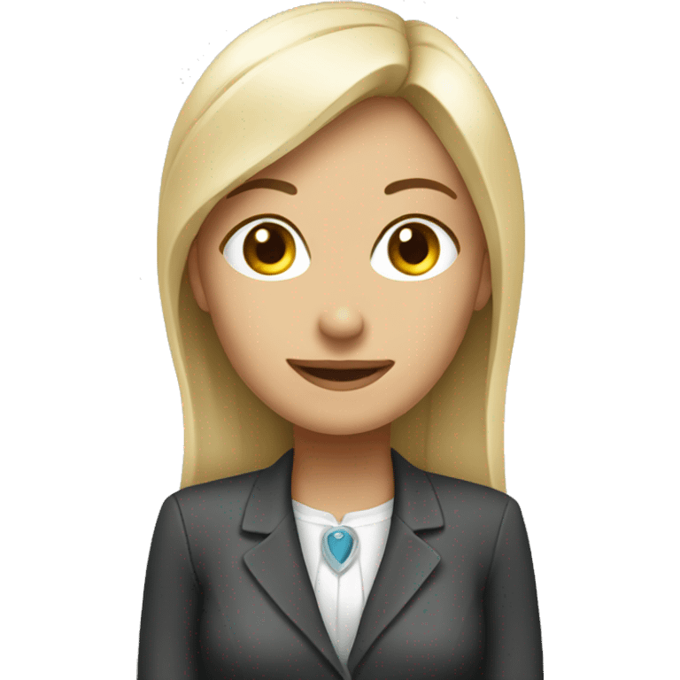 HR girl white compensation and benefit  emoji