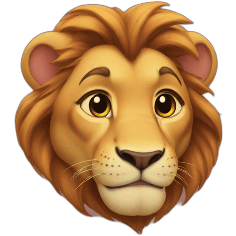 Simba heart emoji