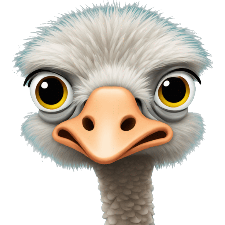 Ostrich emoji