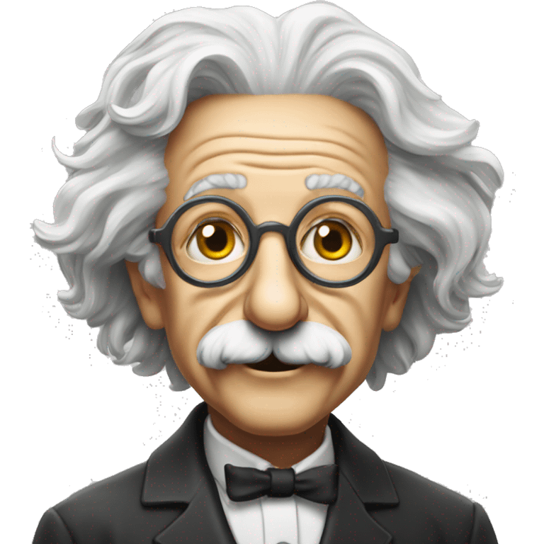 albert einstein star form glasses emoji