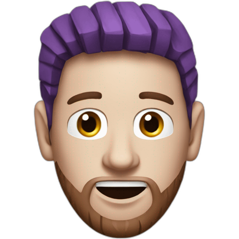 Messi with eggplant on his head  emoji