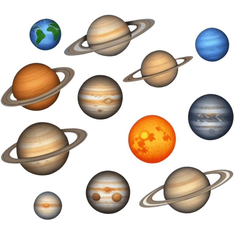 solar system emoji