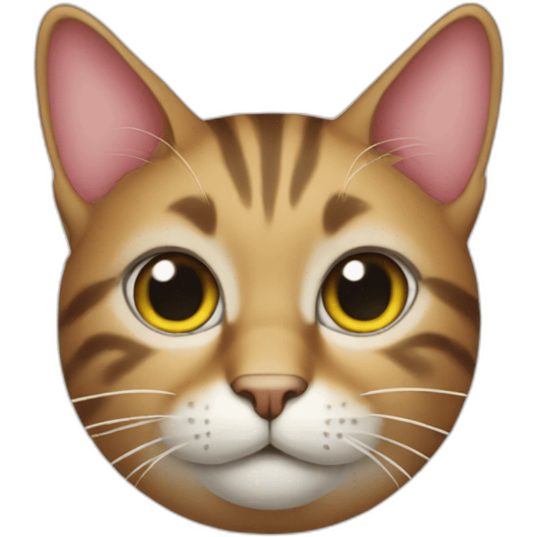 Cat apple emoji