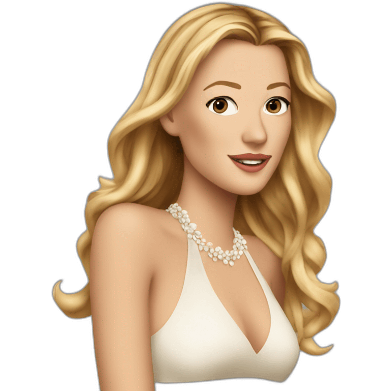 Blake lively, gossip girl emoji