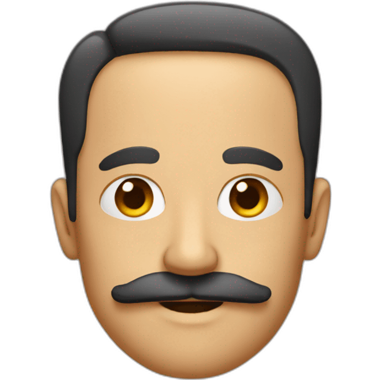 A man with little square moustache emoji