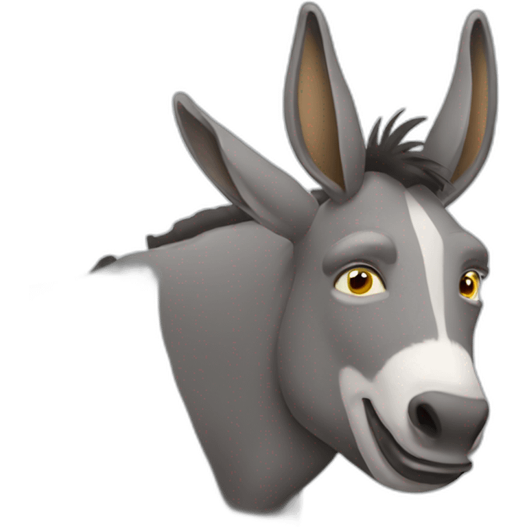 Drunk donkey emoji