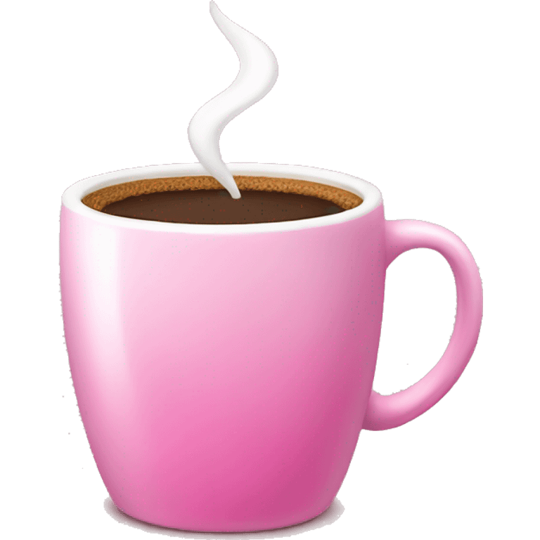 pink coffee emoji