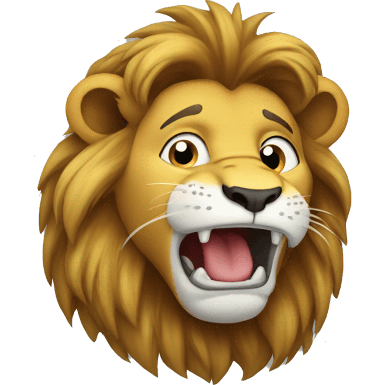 Lion crying  emoji