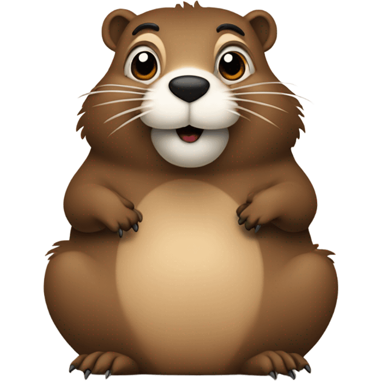 Ground hog emoji