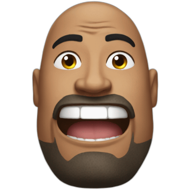 the rock emoji