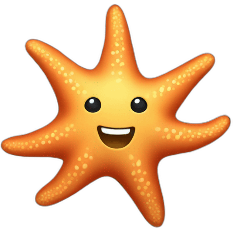 starfish in a bed emoji