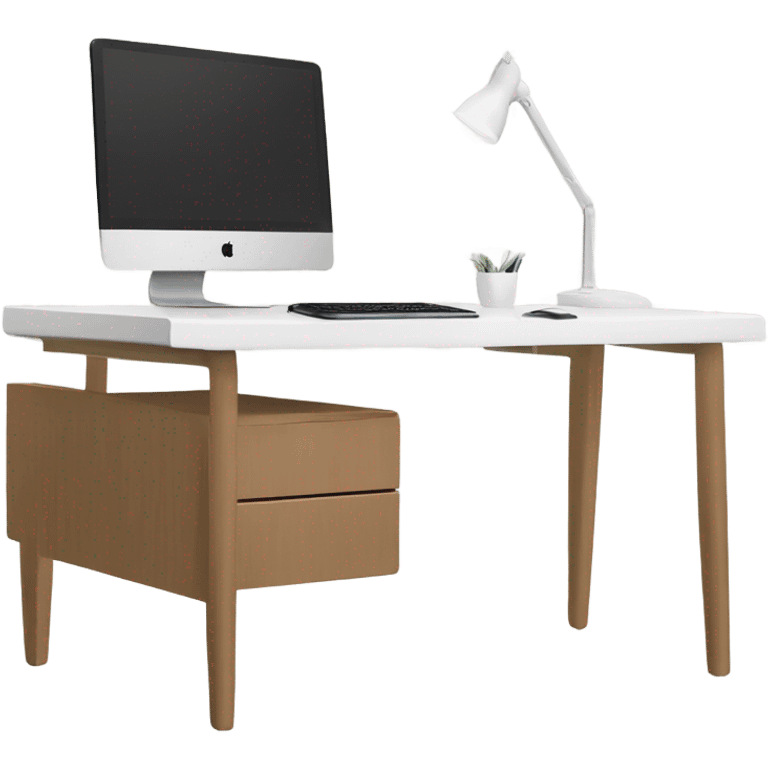 minimalist-clean-work-desk-with-white-wood-colorway-front-view emoji