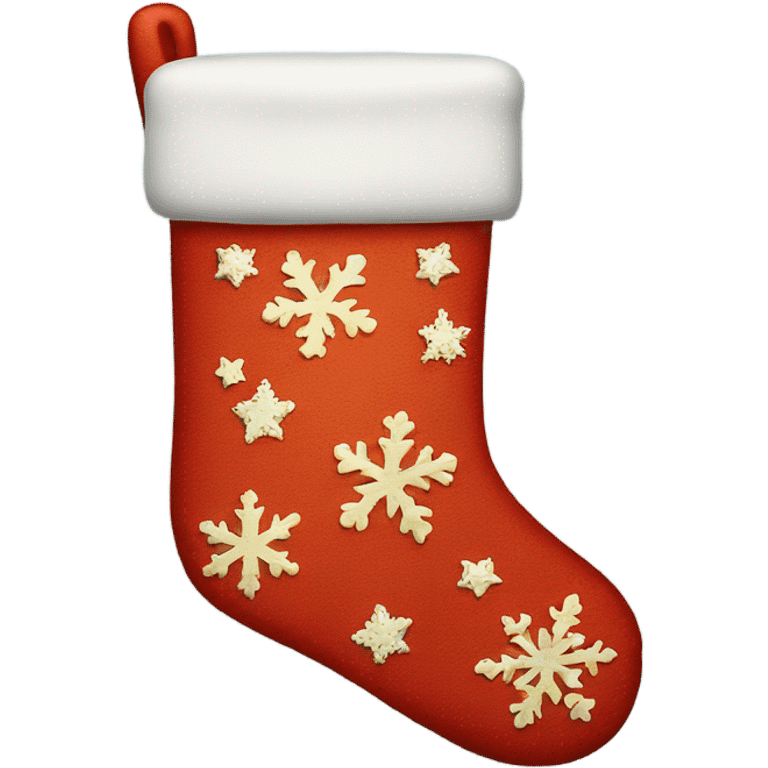 Christmas stocking emoji