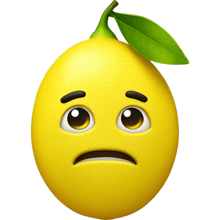 3D Lemon  emoji