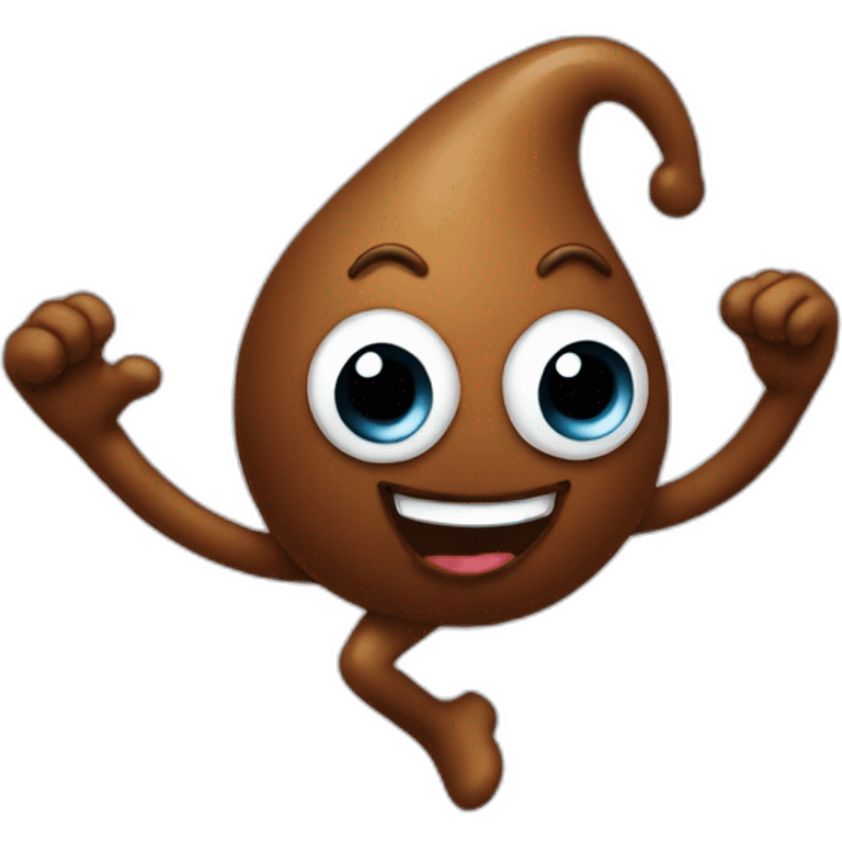 dancing poop emoji