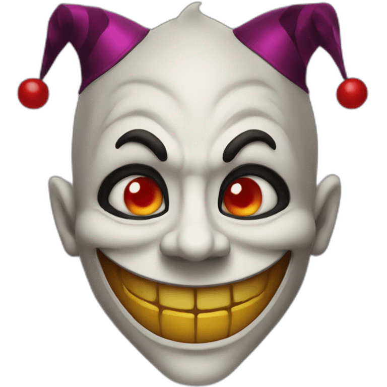 evil jester emoji