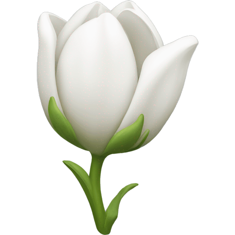 white flower bud emoji