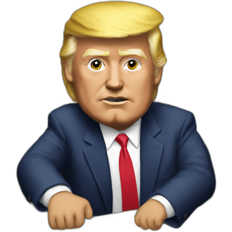 Trump drive emoji