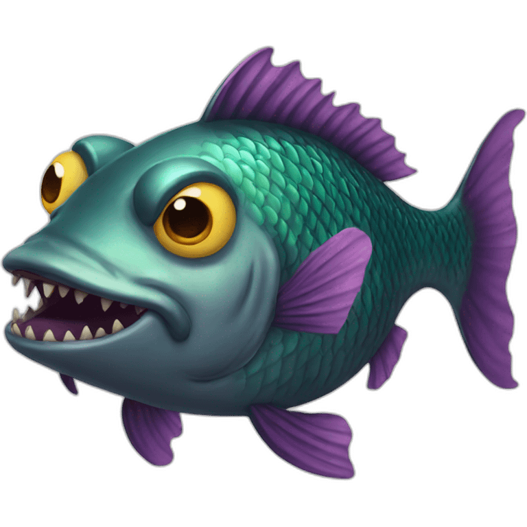 evil fish  emoji