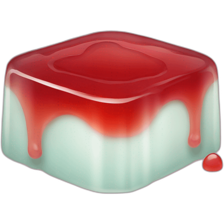 glossy-and-big-red-jello emoji