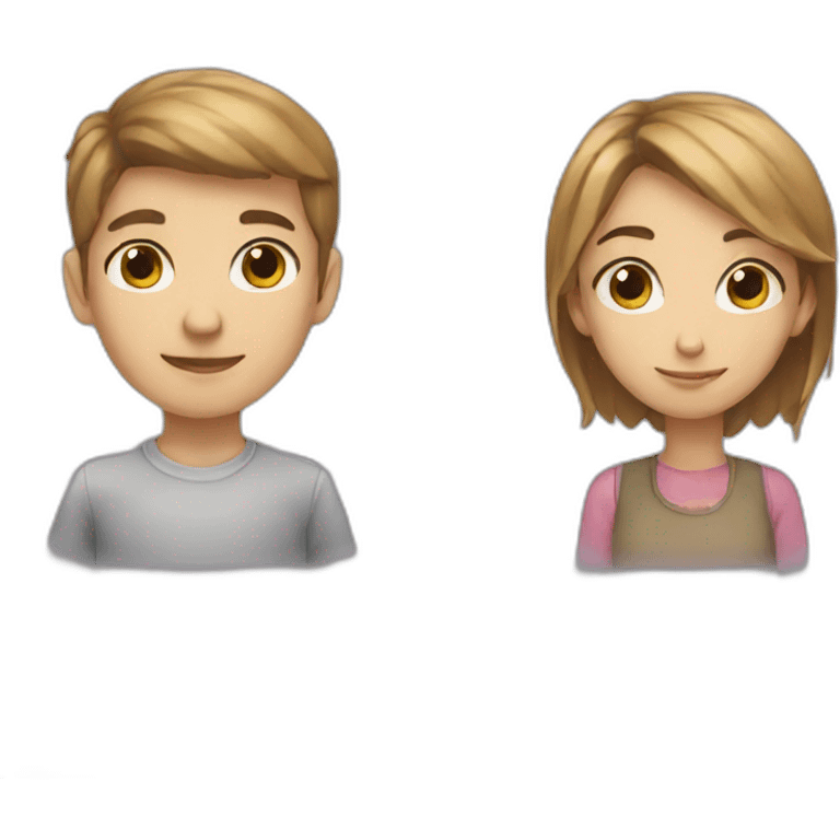 Boy ans girl emoji