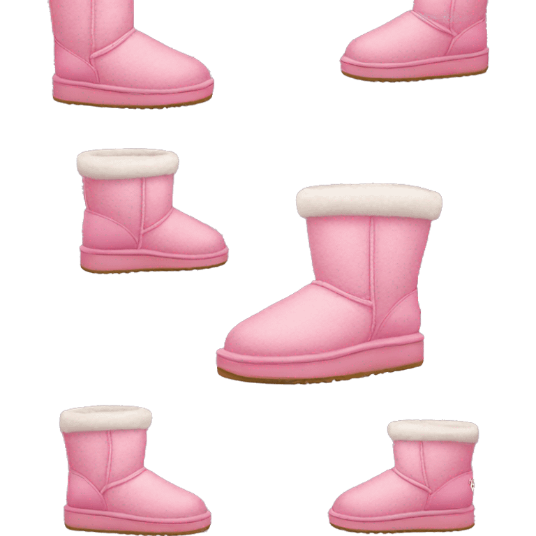 Pink uggs  emoji